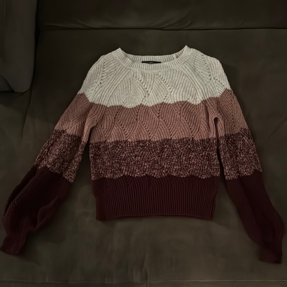 Colorblock Knit Sweater